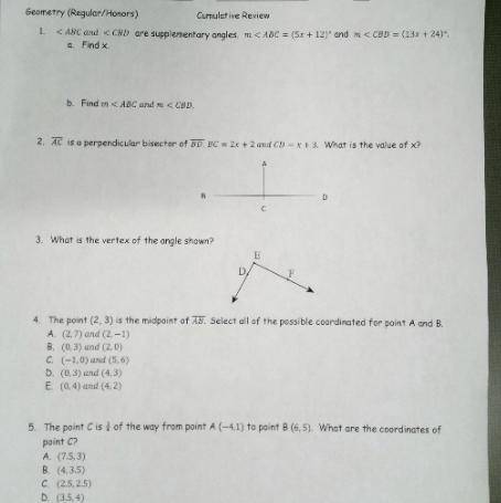 idk if any of you can read this but i need help with this- we didn’t learn any of this and it’s wor
