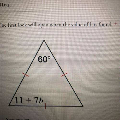 Can someone help me find the value of b