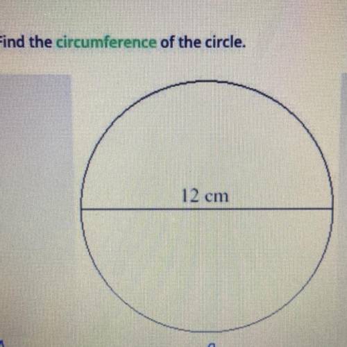 Please I need the answer!!! What is the circumference of the circle?