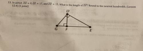 What is the length of DF? Round to the nearest hundredth.