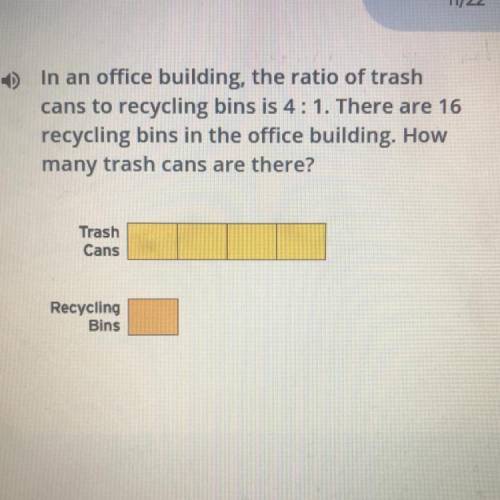 A.4 trash bins

B.12 trash bins
C.20 trash bins 
D. 64 trash bins
I NEED HELP PLEASE ):
