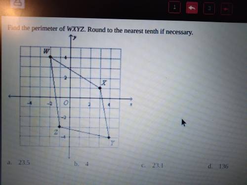 I really need help :p can someone tell me the perimeter of wxyz