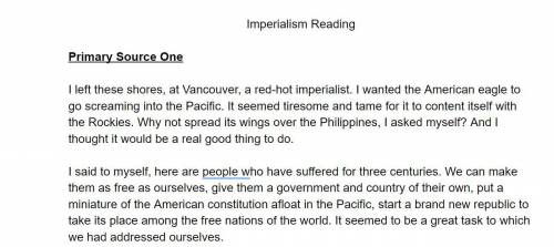 What is the author’s opinion on imperialism in the first passage?

What text evidence proves this?