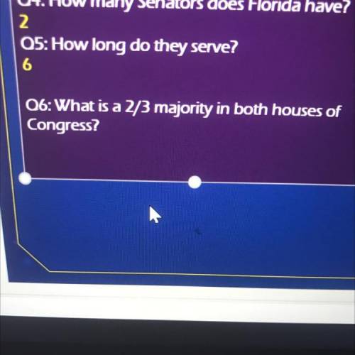 06: What is a 2/3 majority in both houses of
Congress?