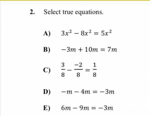 Which is true from these equations
