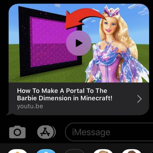 I- 
barbie portal!! who coming with me?