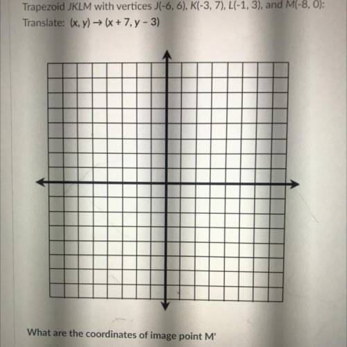 What are the coordinates of the image point m?