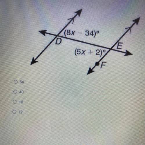 Set up the correct equation and then solve for x.
please help me on this.