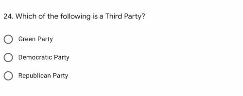 24. Which of the following is a Third Party?