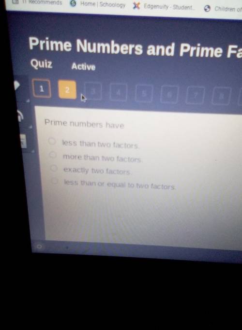 Prime numbers have answer fast