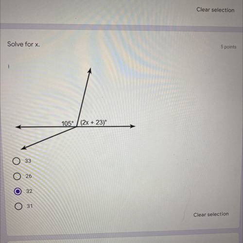 Solve for x
It is geometry so anyone got it?
