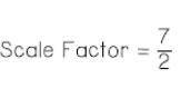 What is this answer, Scale factor