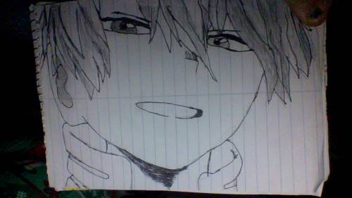 Here is another drawing of shoto todoroki that i drew just now. Hope ya'll like it! Rate it outta 1