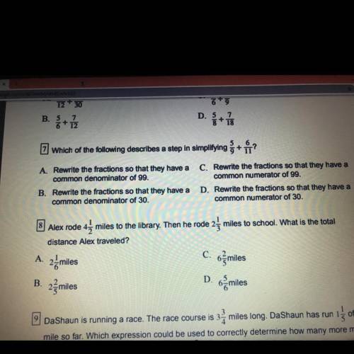 Can y’all help me on question 7 please?