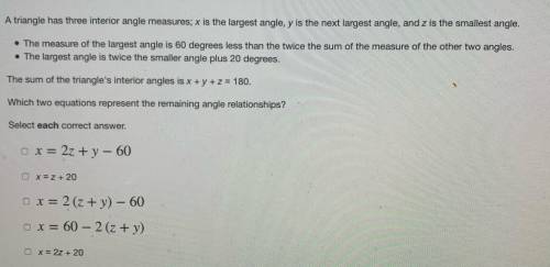 100 POINTS. PLEASES HELP ASAP ASSIGNMENT DUE SOON. PLEASE SHOW THE STEPS YOU USED TO GET THE ANSWER