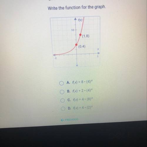 Help solve write the function for the graph