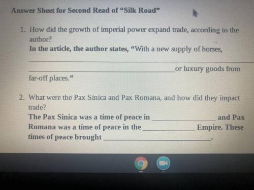 Help me answer these 2 questions