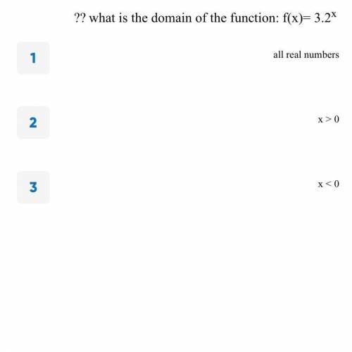 What is the domain of the function: f(x)= 3.2x ??
