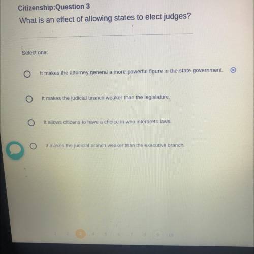 (HELP NEEDED)What is an erect or allowing states to elect judges