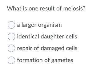 Science, meiosis: Question and answers are in the photo below: