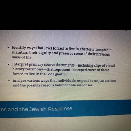 THIS IS ABOUT THE GHETTOS IN THE HOLOCAUST

PLEASE HELP ASAP 
look at photo and list facts/answer