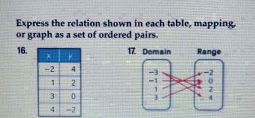 I need help with 16 and 17