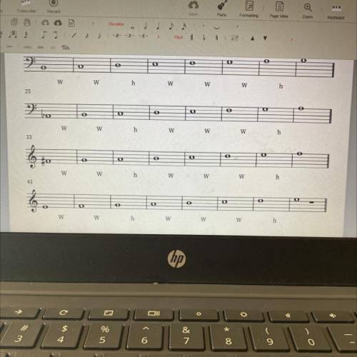 Writing Scales

Beginning on the pitch given, build an ascending major scale by adding sharps or f