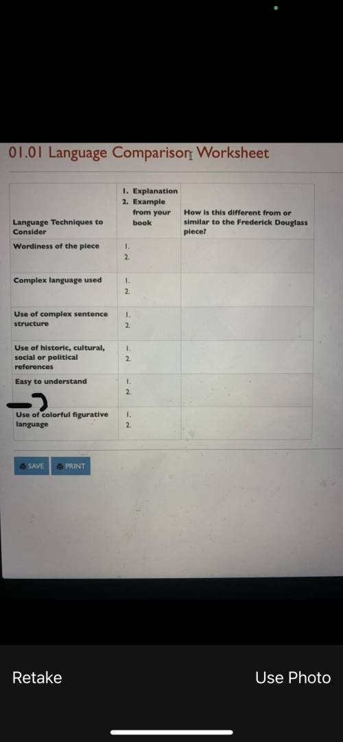 PLEASE HELP ASAP-01.01 Language Comparison Worksheet advanced. I answered everything else just need