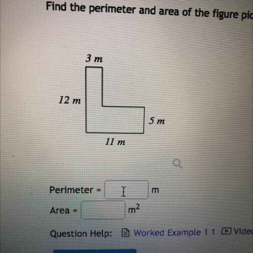 Find the perimeter and area. Need help pls and thanks;)