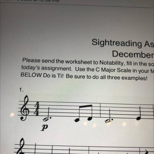 What scale is this? I think it's C major but I'm not sure. It’s for choir you don’t have to write t