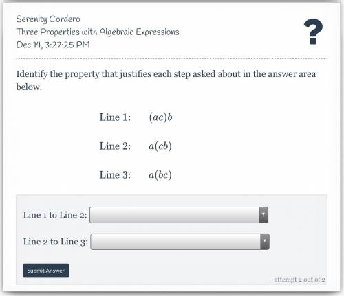 100 points!

Can someone help me? Here are the choices- associative property of addition- associat