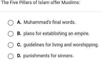 The Five Pillars of Islam offer Muslim: