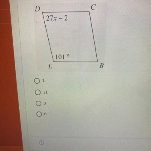 I WILL MARK BRAINLIEST ! Please help!! Solve for x in the parallelogram below.