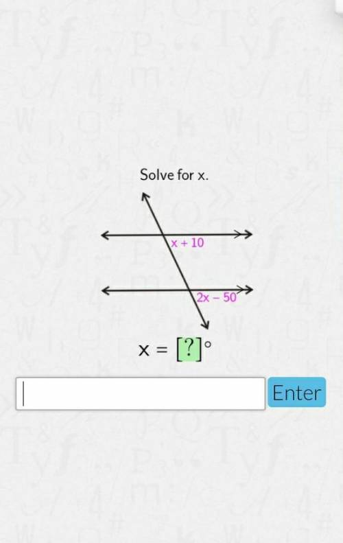 Solve for x parallel
