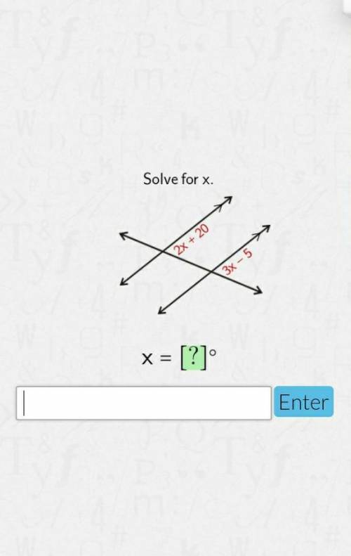 Solve for x parallel