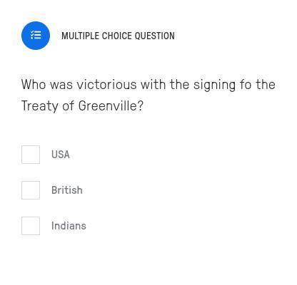 Who was victorious with the signing fo the Treaty of Greenville?