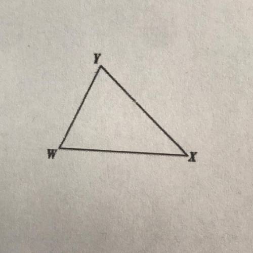 Construct the perpendicular bisectors of each side of this triangle. extend the bisectors until the