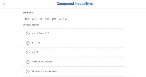 Plz answer quickly! It is compound inequalities.
