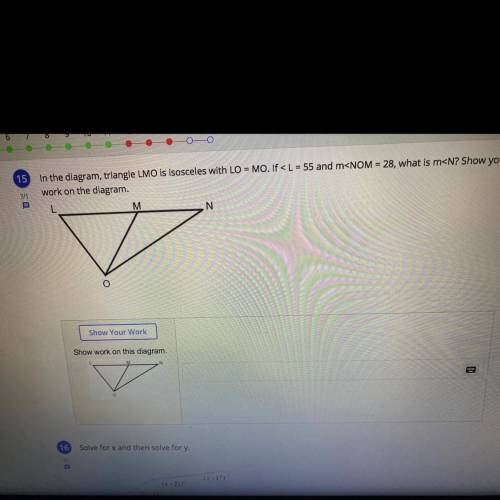 Help me please work on the diagram and find what m