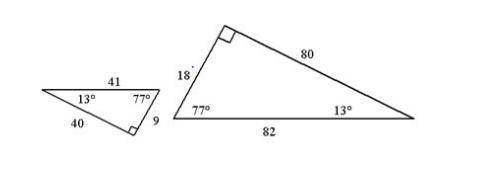 PLS ANSWER U CAN BE BRAINLIEST! Are the triangles below similar?

 
a
Yes, because they are both ri