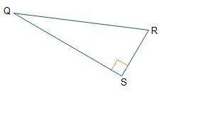 NEED ASAP

Which statements are true about triangle QRS? Select three options.
The side opposite ∠