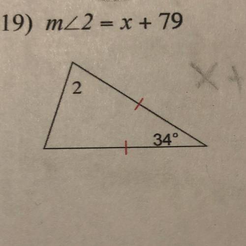 Solve for x and show all work thanks:)