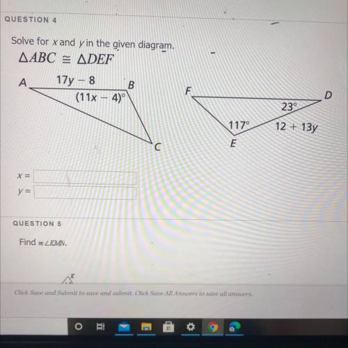 Help with question 4 please