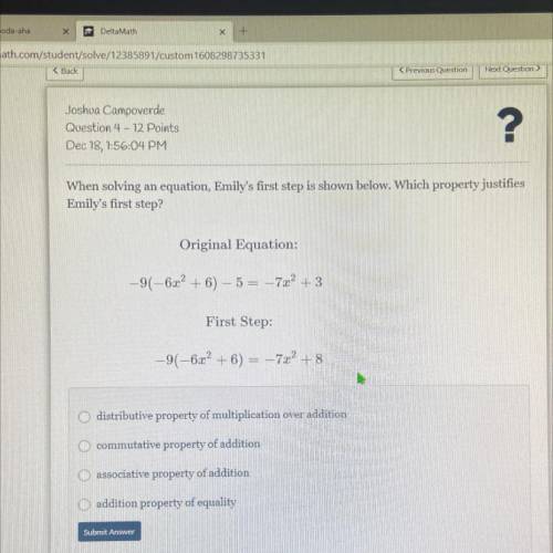 Algebra Question that I need help in since I’m taking a test