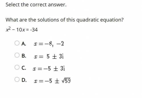 Please help! it's algebra 2! correct answers only!
