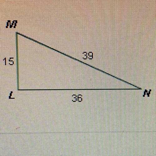 LMN is a right triangle
True or false?