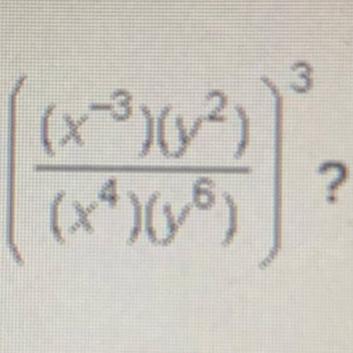 Which is the simplified form of this expression?

A: 1/(x^4)y
B: 1/(x^21)(y^12)
C: (x^3)(y^12)
D: