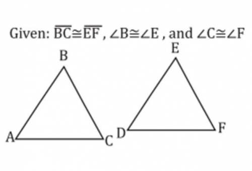 Are the triangles congruent? and why? 
SAS
SSS
AAS
ASA
HL 
NOT CONGRUENT