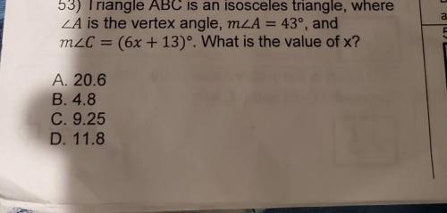 Can someone tell me the answer to me pls I have to be done in 20 minutes