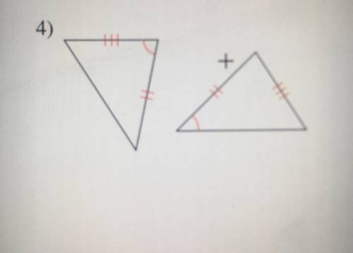 Help with congruent angles - please----

State if the 2 angles are congruent. If they are, state h